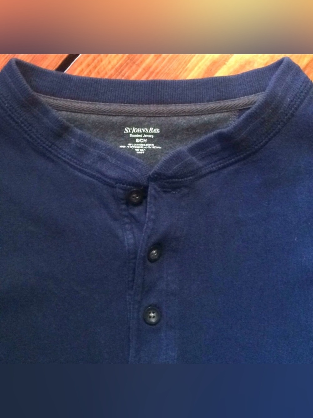 Thermal Henley Button Shirt St. John's Bay Men's S